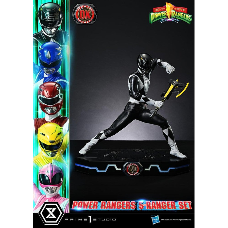 Prime 1 Studio - Mighty Morphin Power Rangers: Premium Masterline Set of 5 1/4-Scale Deluxe Figurines