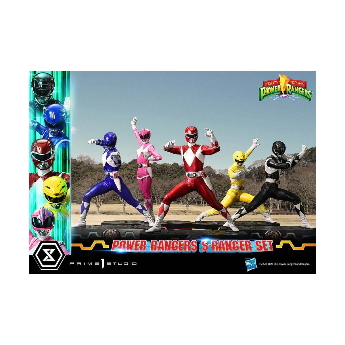 Prime 1 Studio - Mighty Morphin Power Rangers: Premium Masterline Set of 5 1/4-Scale Deluxe Figurines