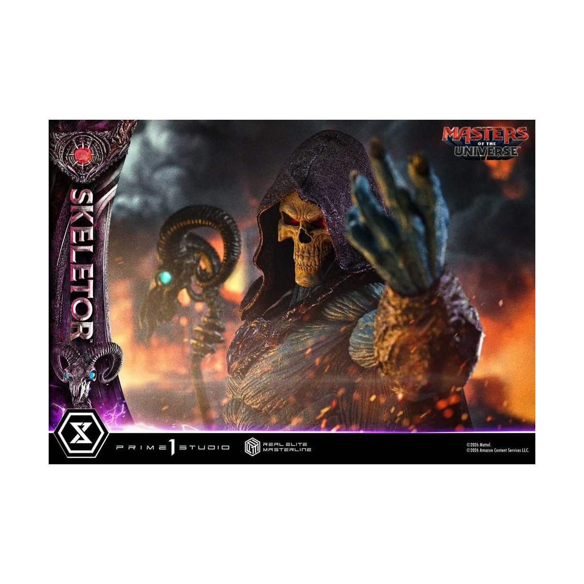 Prime 1 Studio - Skeletor Bonus Version - Masters of the Universe (2026) Real Elite Masterline 1/3