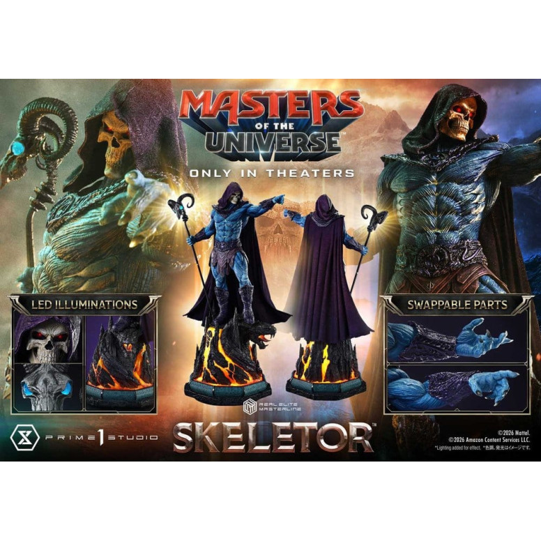 Prime 1 Studio - Skeletor Bonus Version - Masters of the Universe (2026) Real Elite Masterline 1/3