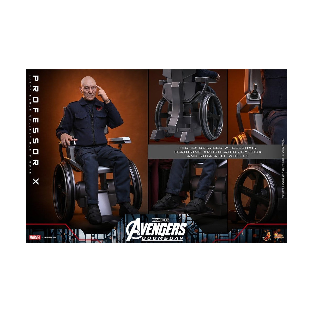 Hot Toys - Professor X 1/6 - Avengers: Doomsday