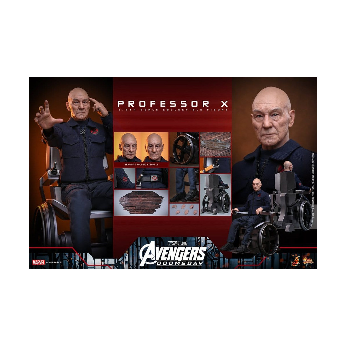Hot Toys - Professor X 1/6 - Avengers: Doomsday