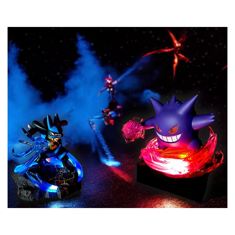 Langbowang Funism - Holly Box Pokémon - LED Diorama Battle Moments - Set of 6 Figures