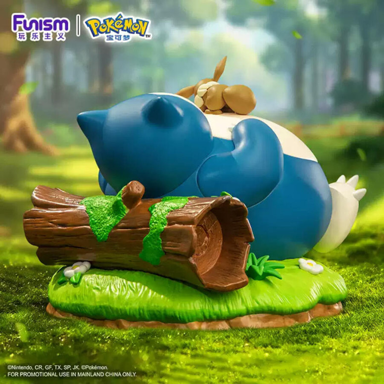 Funism - Pokemon Prime Figure - Snorlax & Eevee - Kabigon & Eievui
