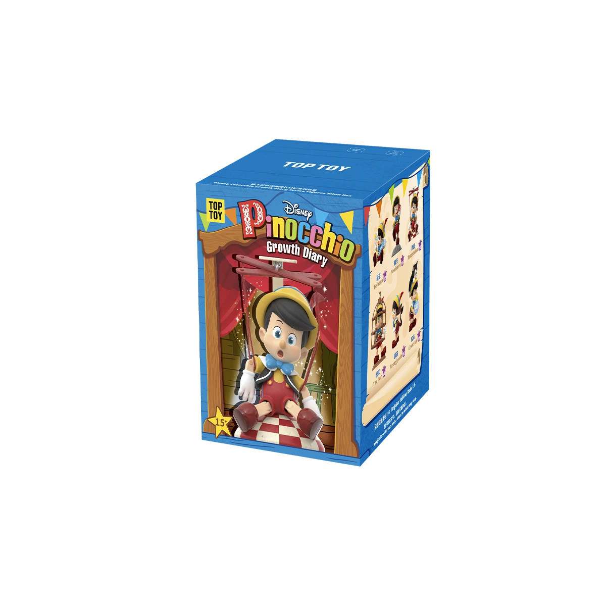 Toy Pop - Disney Pinocchio Growth Diary - Set of 6 Blind Box Figures