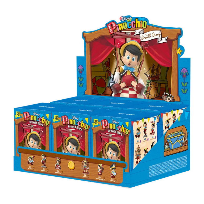 Toy Pop - Disney Pinocchio Growth Diary - Set of 6 Blind Box Figures