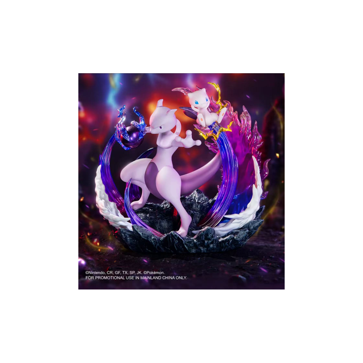 Funism - Pokemon Prime Figure - Mewtwo & Mew
