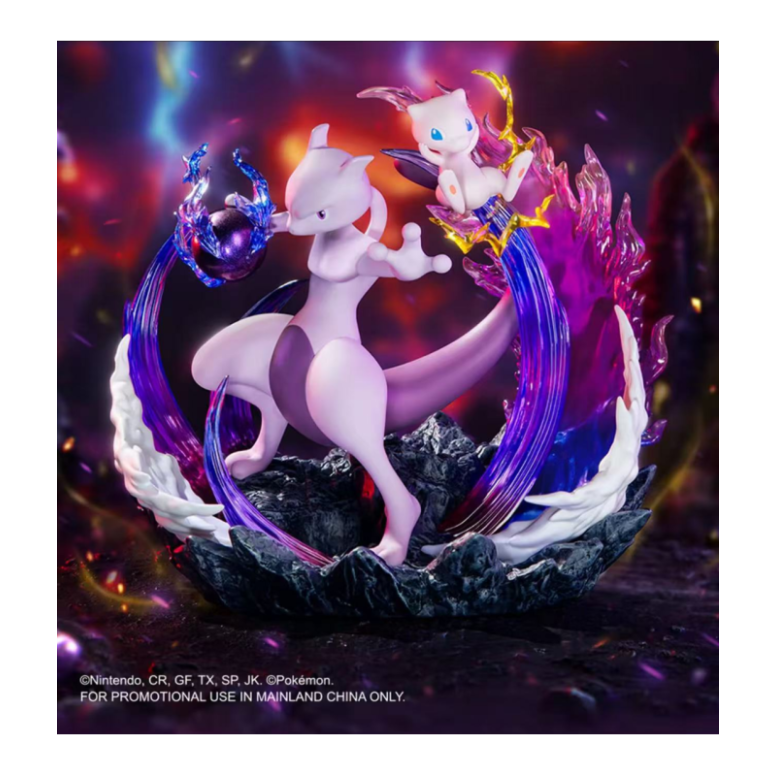 Funism - Pokemon Prime Figure - Mewtwo & Mew