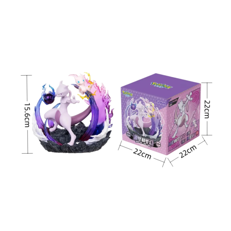 Funism - Pokemon Prime Figure - Mewtwo & Mew