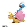 Plastoy - The Smurfs - Smurf Piggy Bank on a Snail's Back