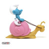 Plastoy - The Smurfs - Smurf Piggy Bank on a Snail's Back