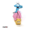 Plastoy - The Smurfs - Smurf Piggy Bank on a Snail's Back