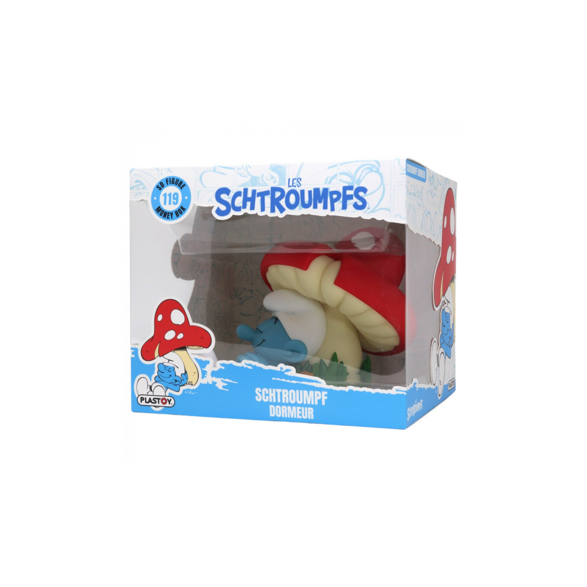 Plastoy - The Smurfs - Sleepy Smurf Piggy Bank