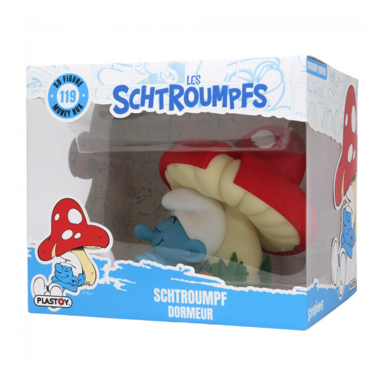 Plastoy - The Smurfs - Sleepy Smurf Piggy Bank