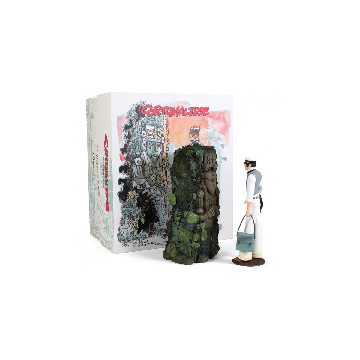 Plastoy - Corto Maltese and the Mū Statue - Collectoys