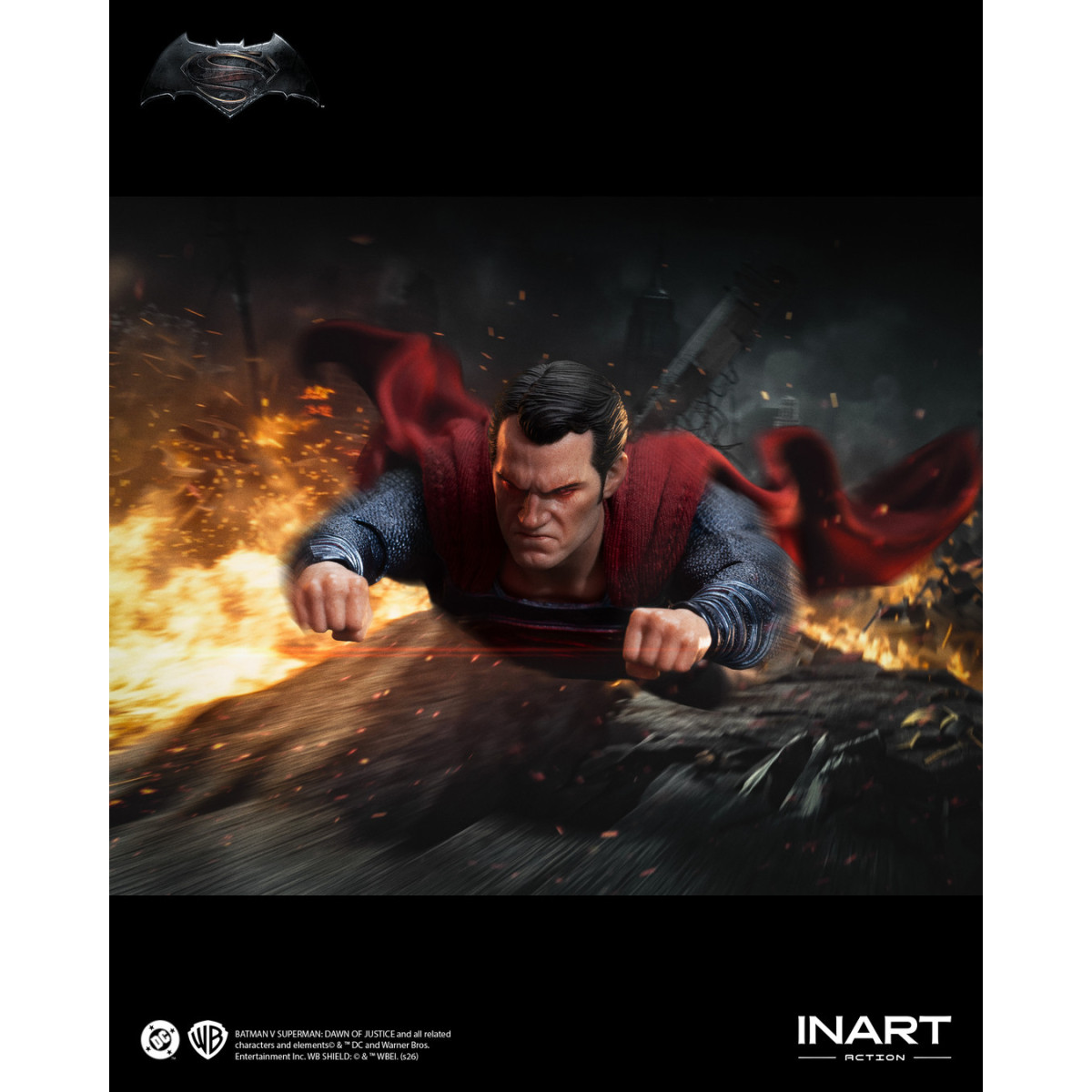 INART - Batman v Superman: Dawn of Justice - 1/12 Scale Superman Action Figure