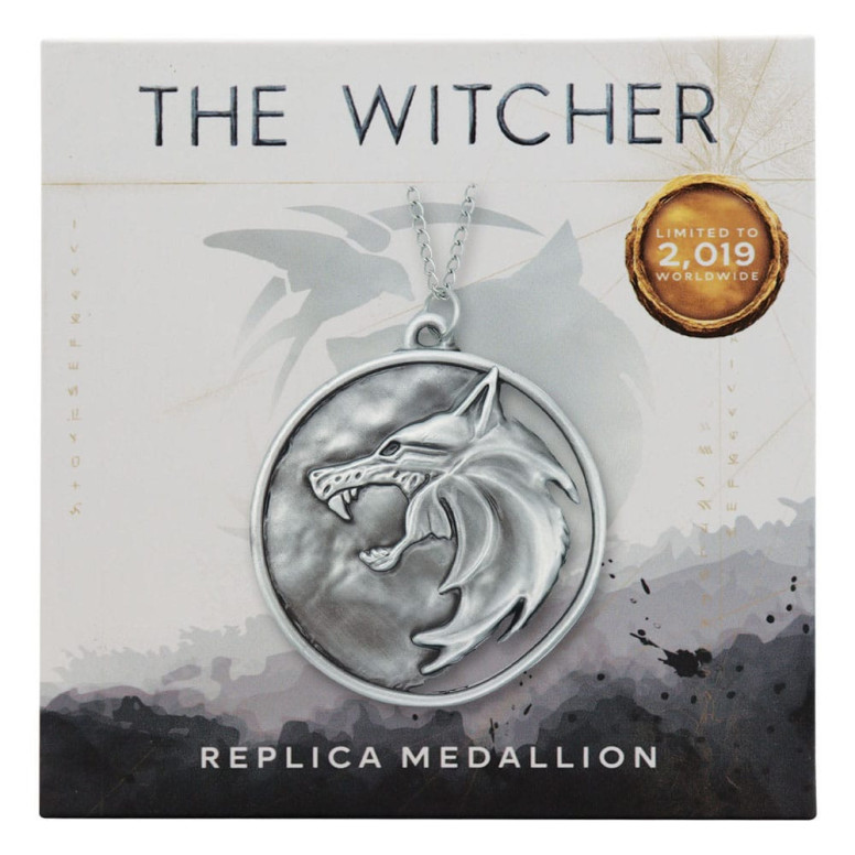 FaNaTtiK - The Witcher 1:1 Replica of Geralt's Medallion Necklace