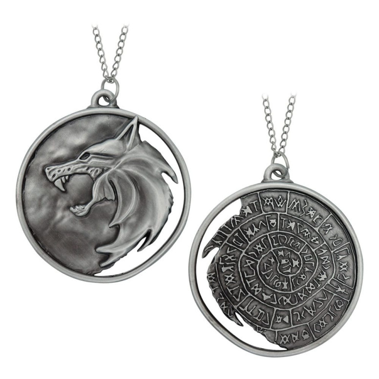 FaNaTtiK - The Witcher 1:1 Replica of Geralt's Medallion Necklace