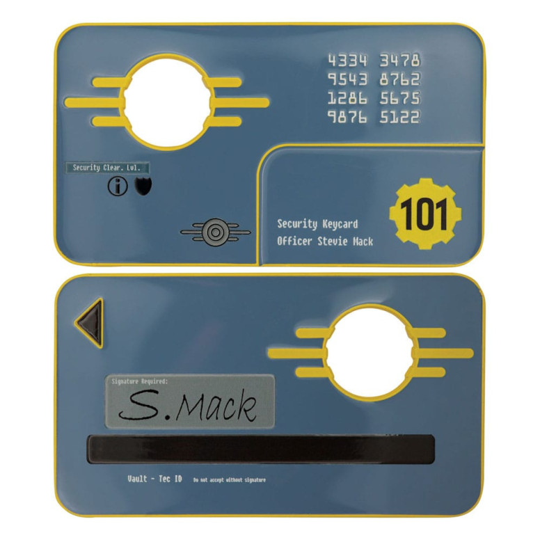 FaNaTtiK - Fallout 3 Vault 101 Security Keycard Replicas, Limited Edition
