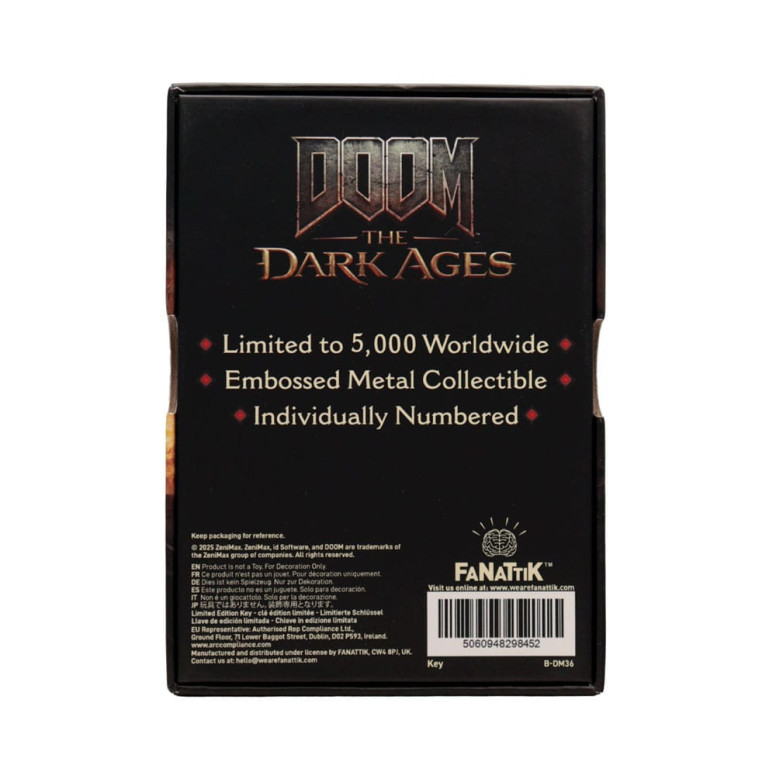 FaNaTtiK - Doom: The Dark Ages Secret Key Limited Edition Replica