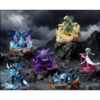 Langbowang Funism - Holly Box Pokémon - LED Diorama Battle Moments - Set of 6 Figures