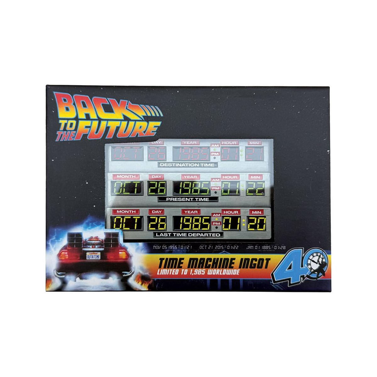 FaNaTtiK - Back to the Future Ingot 40th Anniversary Time Circuits Limited Edition