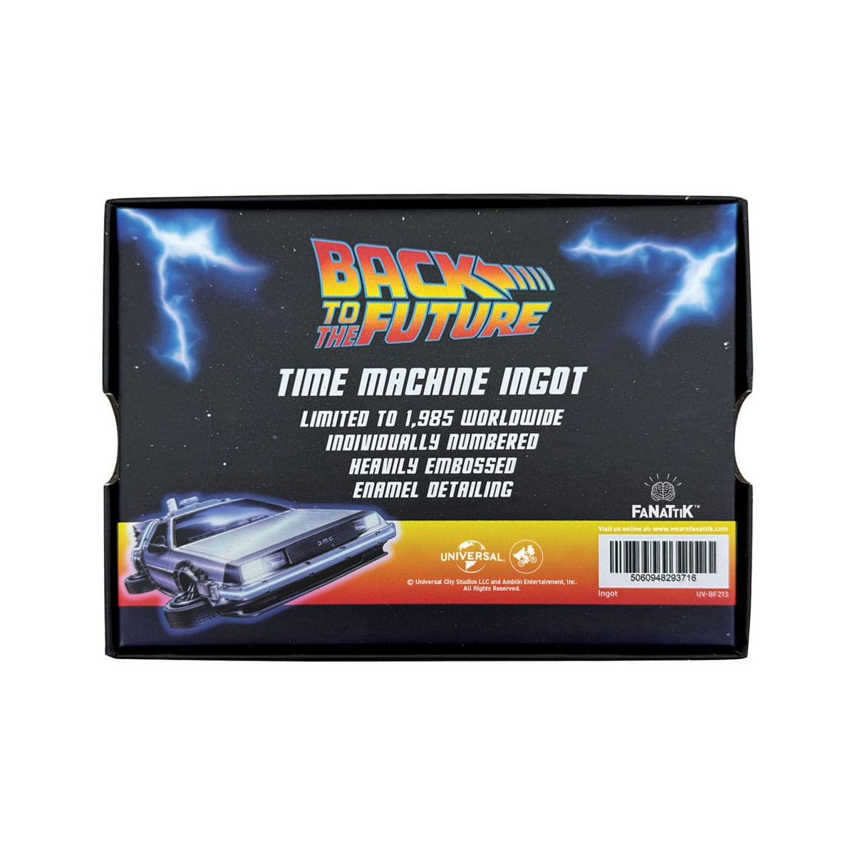 FaNaTtiK - Back to the Future Ingot 40th Anniversary Time Circuits Limited Edition
