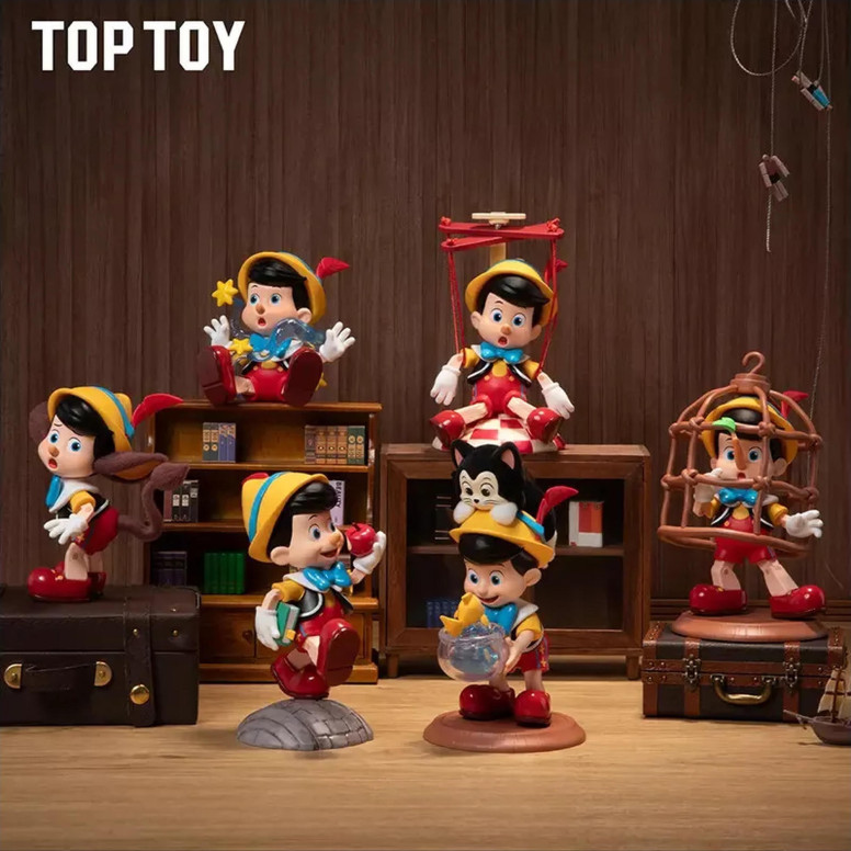 Toy Pop - Disney Pinocchio Growth Diary - Set of 6 Blind Box Figures