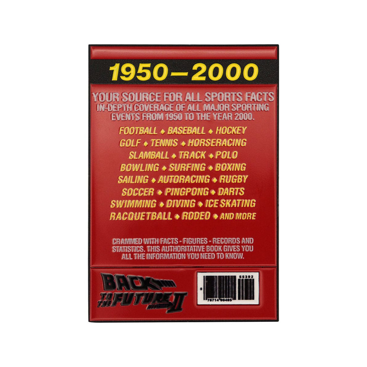 FaNaTtiK - Back to the Future Lingot Sport Almanac Limited Edition