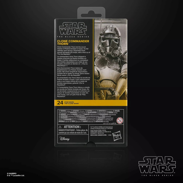 Star Wars The Black Series —Clone Commander Thorn—The Clone Wars