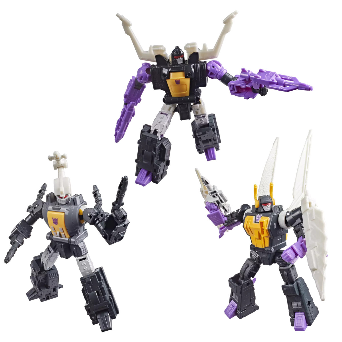 Hasbro - " Transformers " The Movie - Insecticon Bombshell, Insecticon Shrapnel, and Insecticon Kickback Collection - MTMTE Coll
