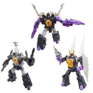 Hasbro - " Transformers " The Movie - Insecticon Bombshell, Insecticon Shrapnel, and Insecticon Kickback Collection - MTMTE Coll