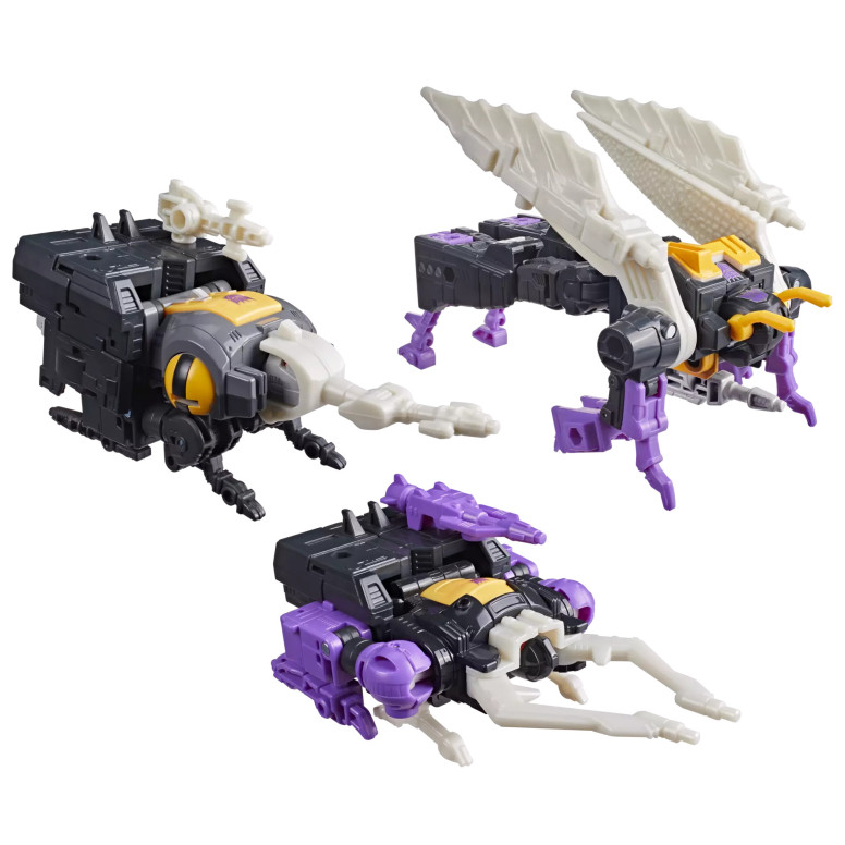 Hasbro - " Transformers " The Movie - Insecticon Bombshell, Insecticon Shrapnel, and Insecticon Kickback Collection - MTMTE Coll