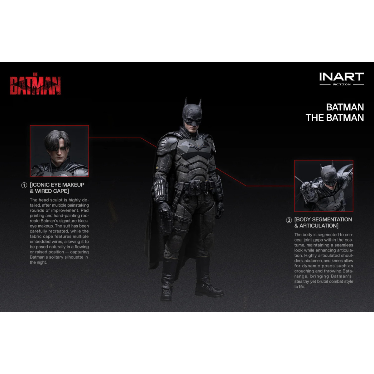 INART - The Batman 1/12 Scale Figure