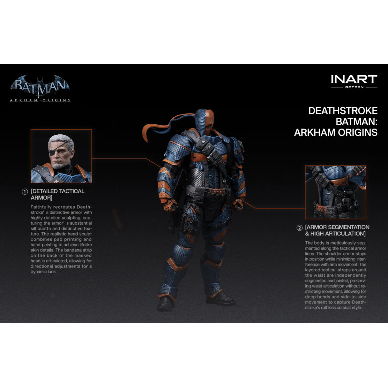 INART - Deathstroke - Batman: Arkham Origins 1/12 Scale Figure