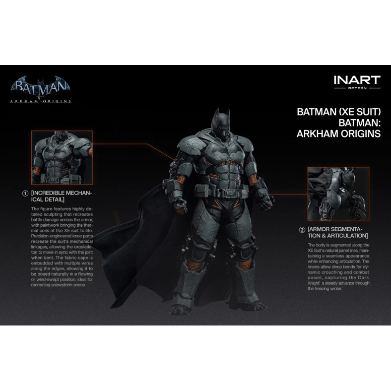 INART - Batman (XE Suit) - Batman: Arkham Origins 1/12 Scale Figure