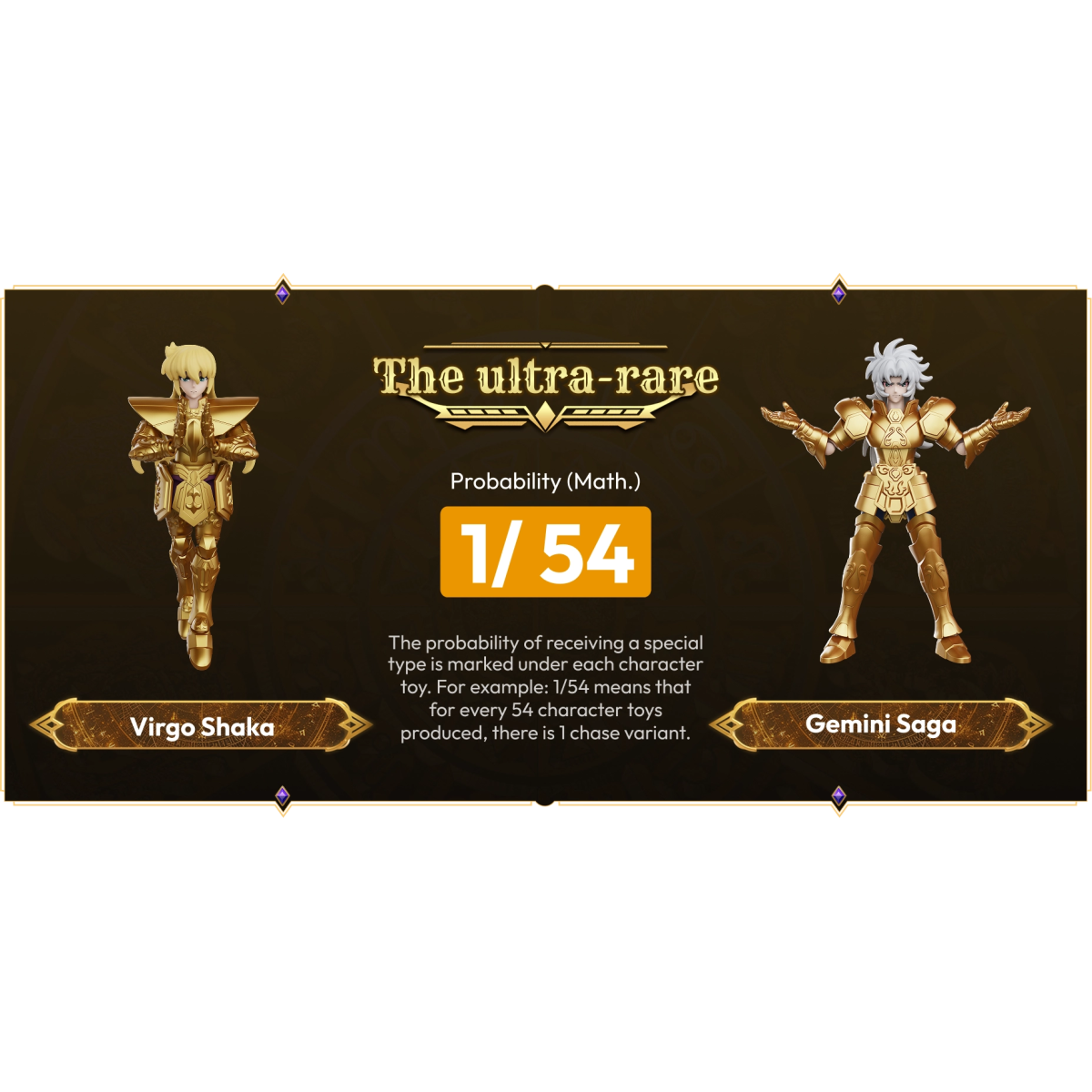 Saint Seiya Blokees - Galaxy Version 04: The Legacy of the Gold Saints - Assortment of 9 model kits