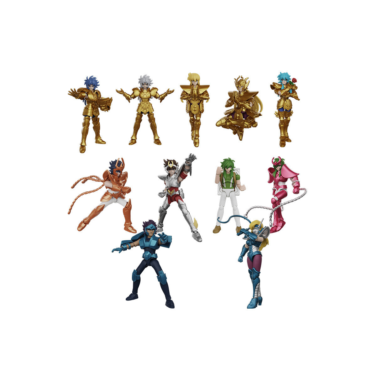 Saint Seiya Blokees - Galaxy Version 04: The Legacy of the Gold Saints - Assortment of 9 model kits