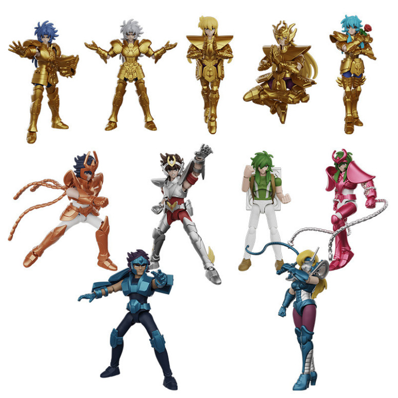 Saint Seiya Blokees - Galaxy Version 04: The Legacy of the Gold Saints - Assortment of 9 model kits