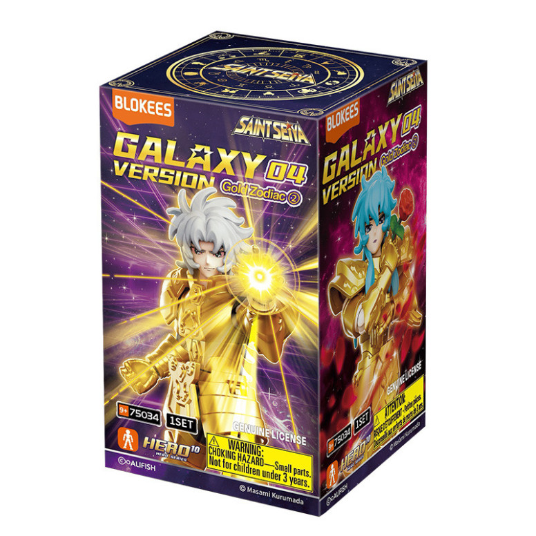 Saint Seiya Blokees - Galaxy Version 04: The Legacy of the Gold Saints - Assortment of 9 model kits
