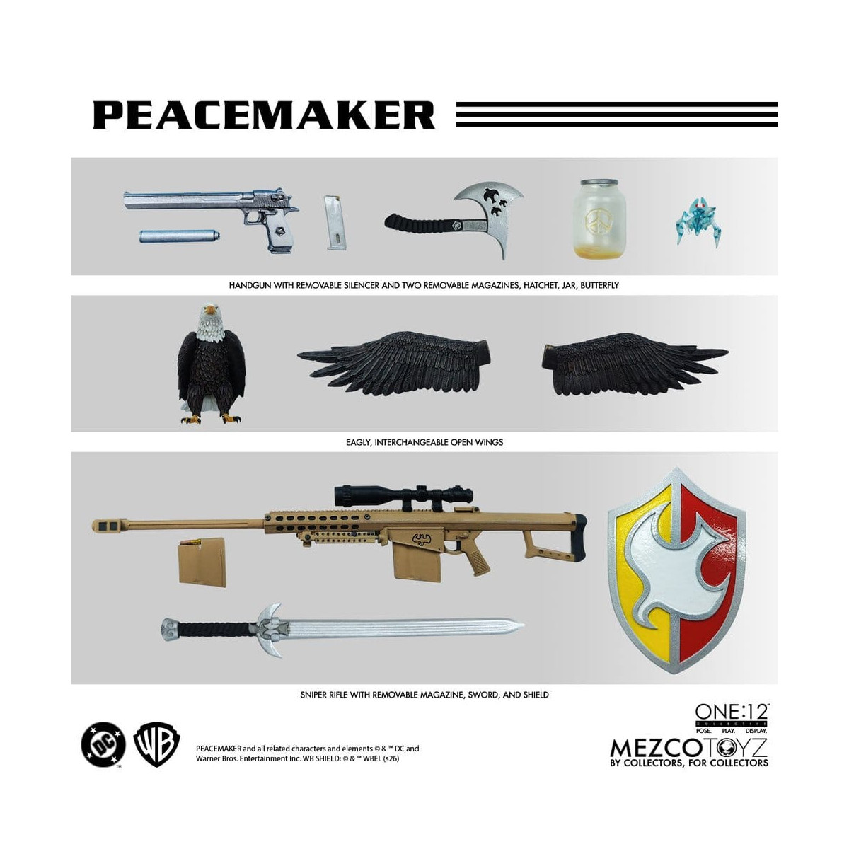 Mezco One 12 - PEACEMAKER - DC Comics