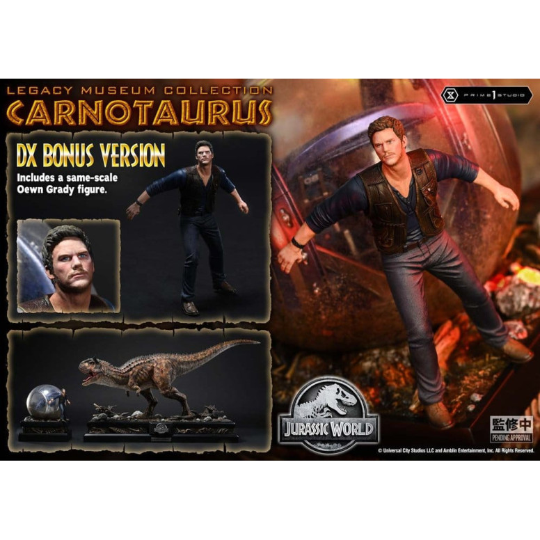 Prime 1 Studio - Jurassic World - Carnotaurus Legacy Museum Collection Deluxe Bonus Version 1/15