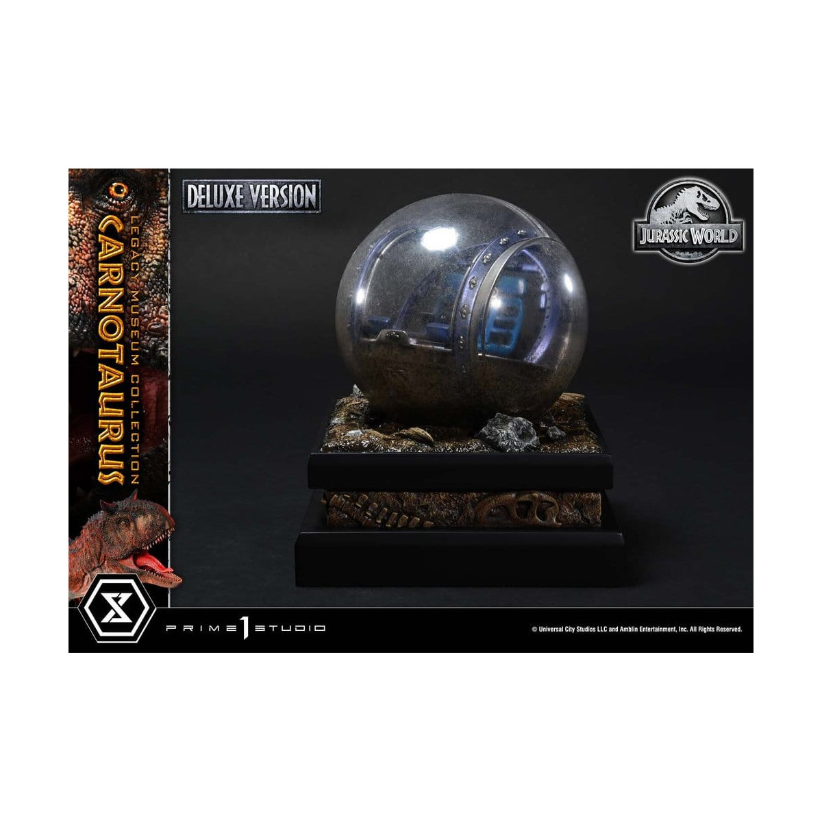 Prime 1 Studio - Jurassic World - Carnotaurus Legacy Museum Collection Deluxe Bonus Version 1/15