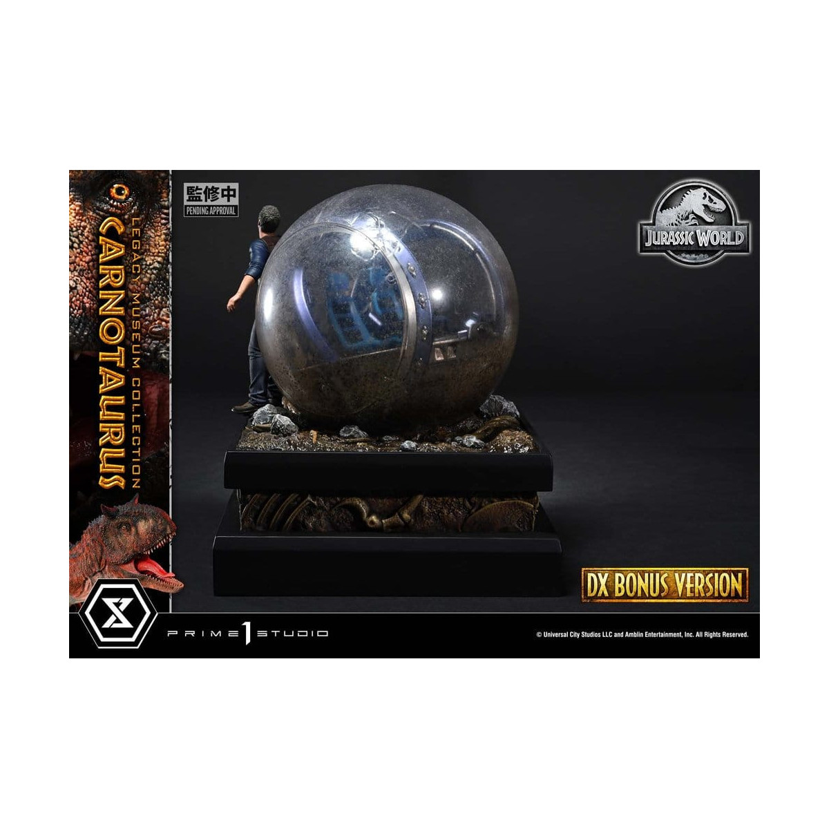 Prime 1 Studio - Jurassic World - Carnotaurus Legacy Museum Collection Deluxe Bonus Version 1/15