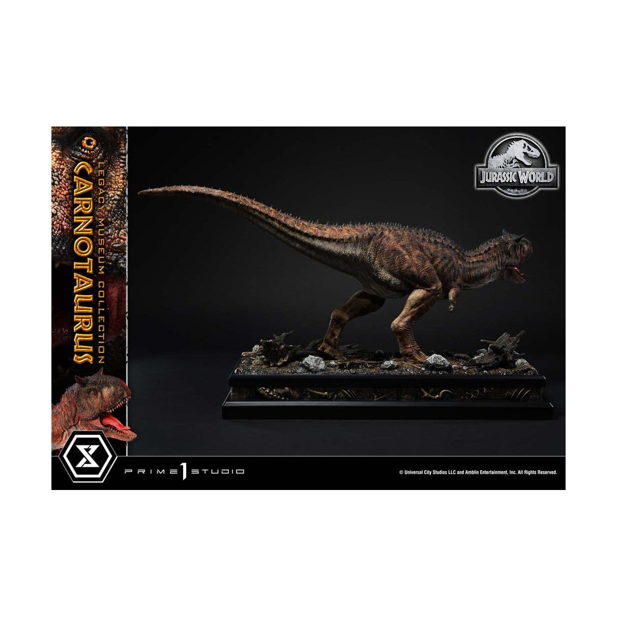 Prime 1 Studio - Jurassic World - Carnotaurus Legacy Museum Collection 1/15