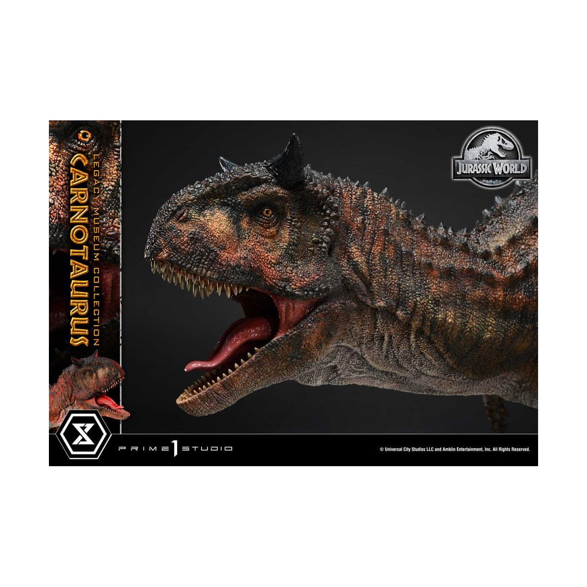 Prime 1 Studio - Jurassic World - Carnotaurus Legacy Museum Collection 1/15