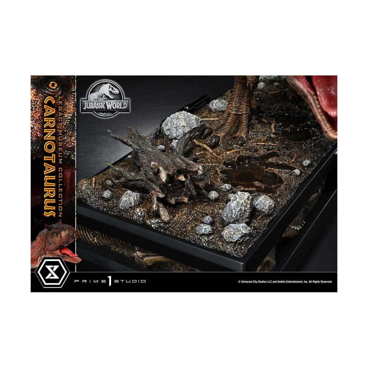 Prime 1 Studio - Jurassic World - Carnotaurus Legacy Museum Collection 1/15