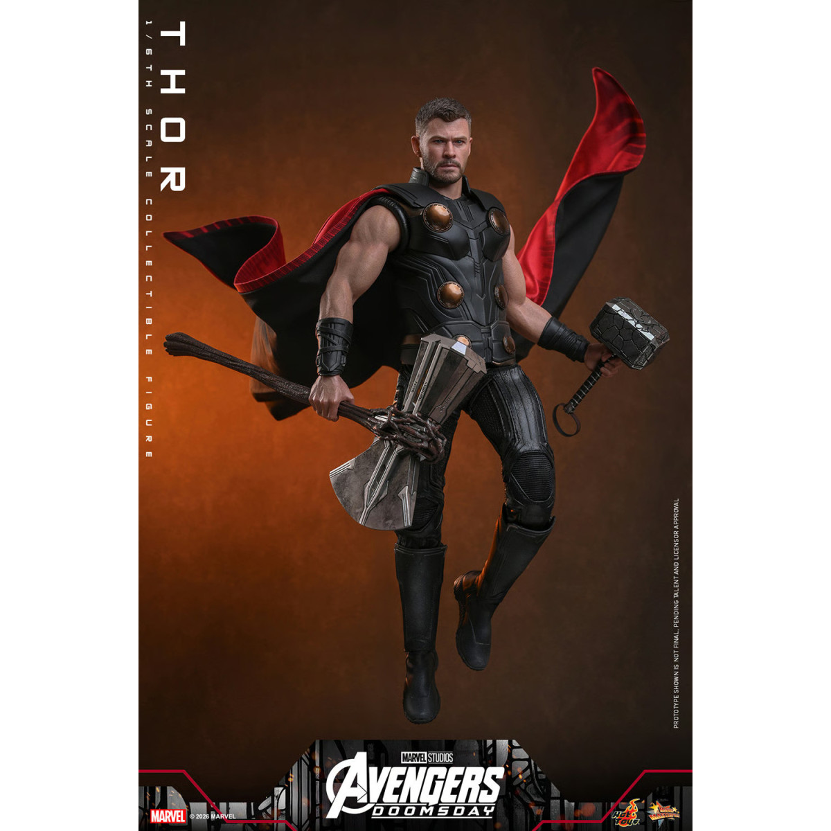 Hot Toys - 1/6- Thor s - Avengers: Doomsday