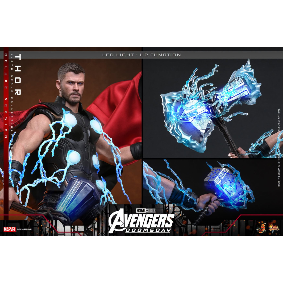 Hot Toys - 1/6 Scale Deluxe " Thor " - Avengers: Doomsday