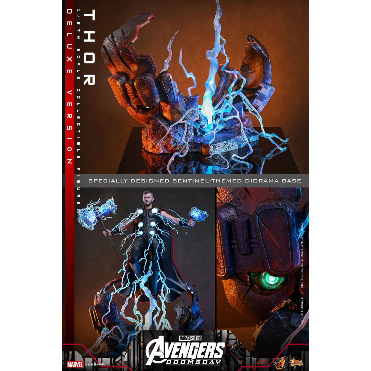 Hot Toys - 1/6 Scale Deluxe " Thor " - Avengers: Doomsday